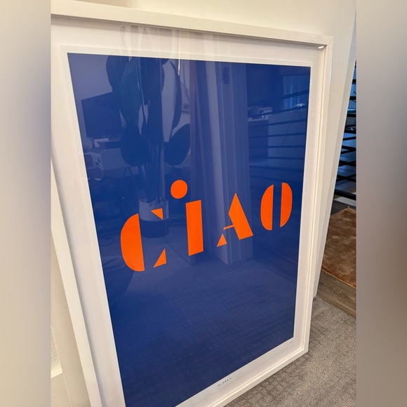 Clare V. 'CIAO' Framed Art Print - Picture 2 of 9